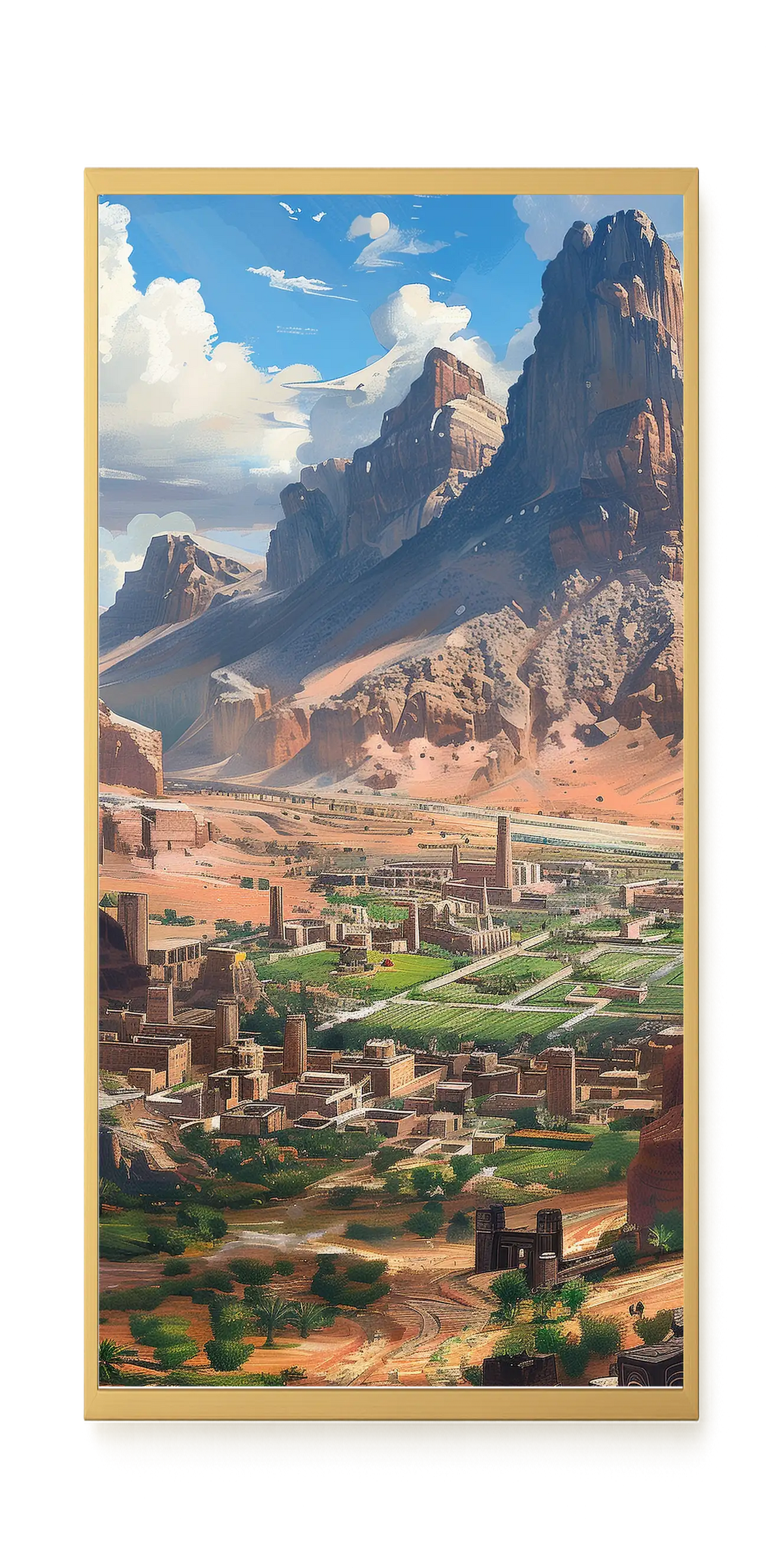 Urban Valley Canvas Print