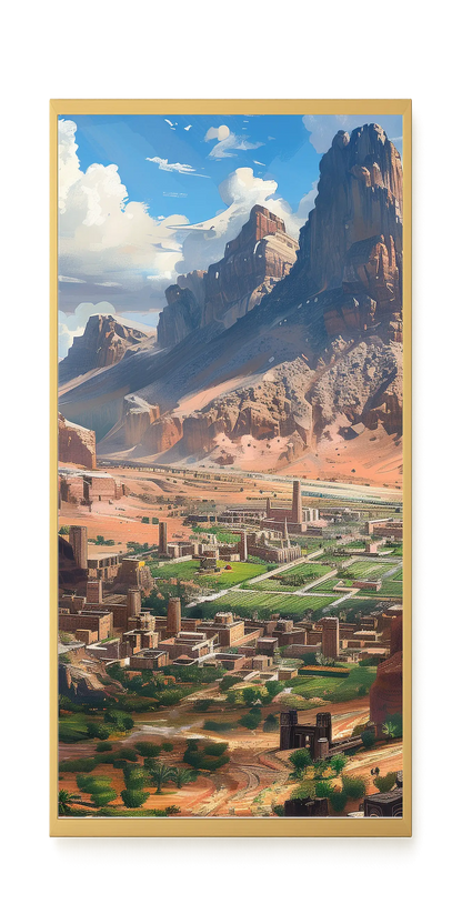 Urban Valley Canvas Print