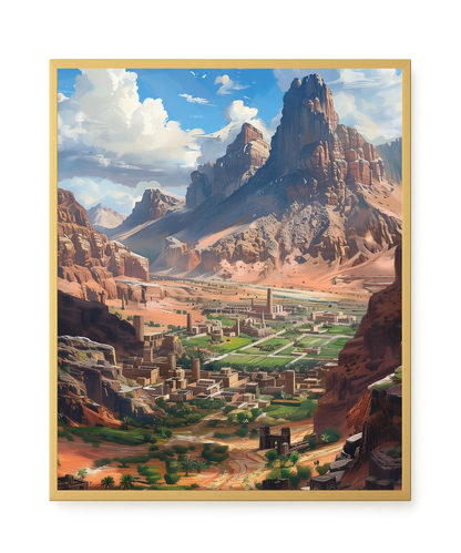 Urban Valley Canvas Print