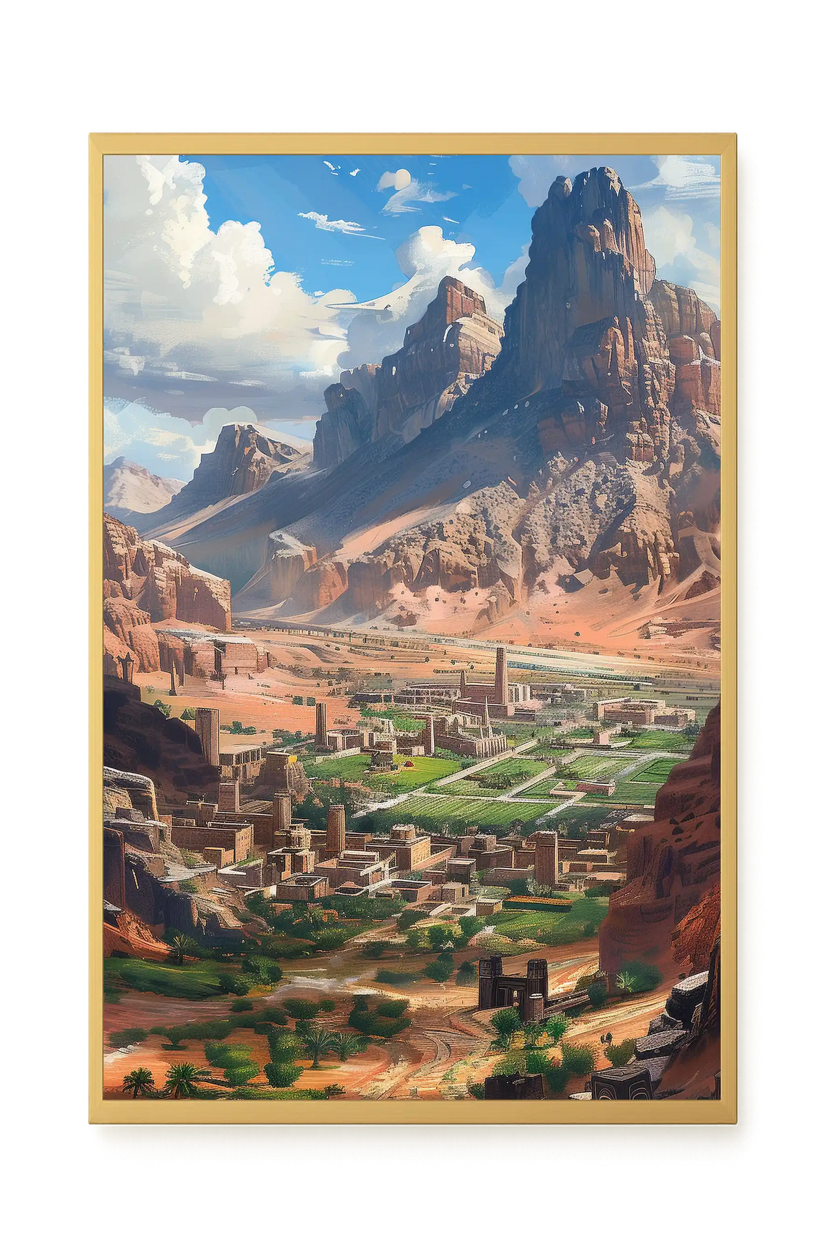 Urban Valley Canvas Print