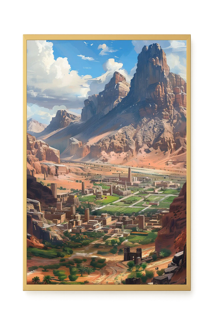 Urban Valley Canvas Print
