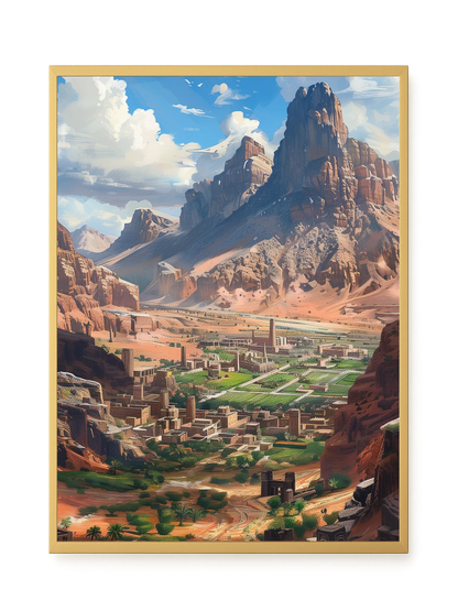 Urban Valley Canvas Print