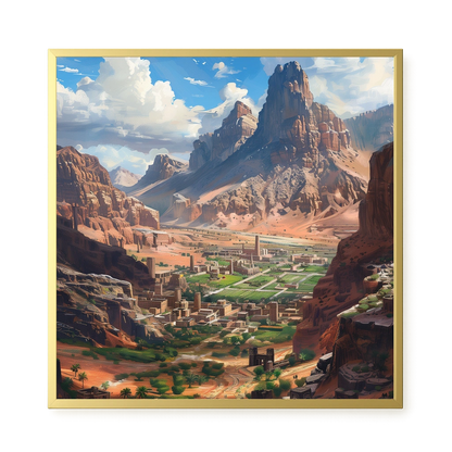 Urban Valley Canvas Print