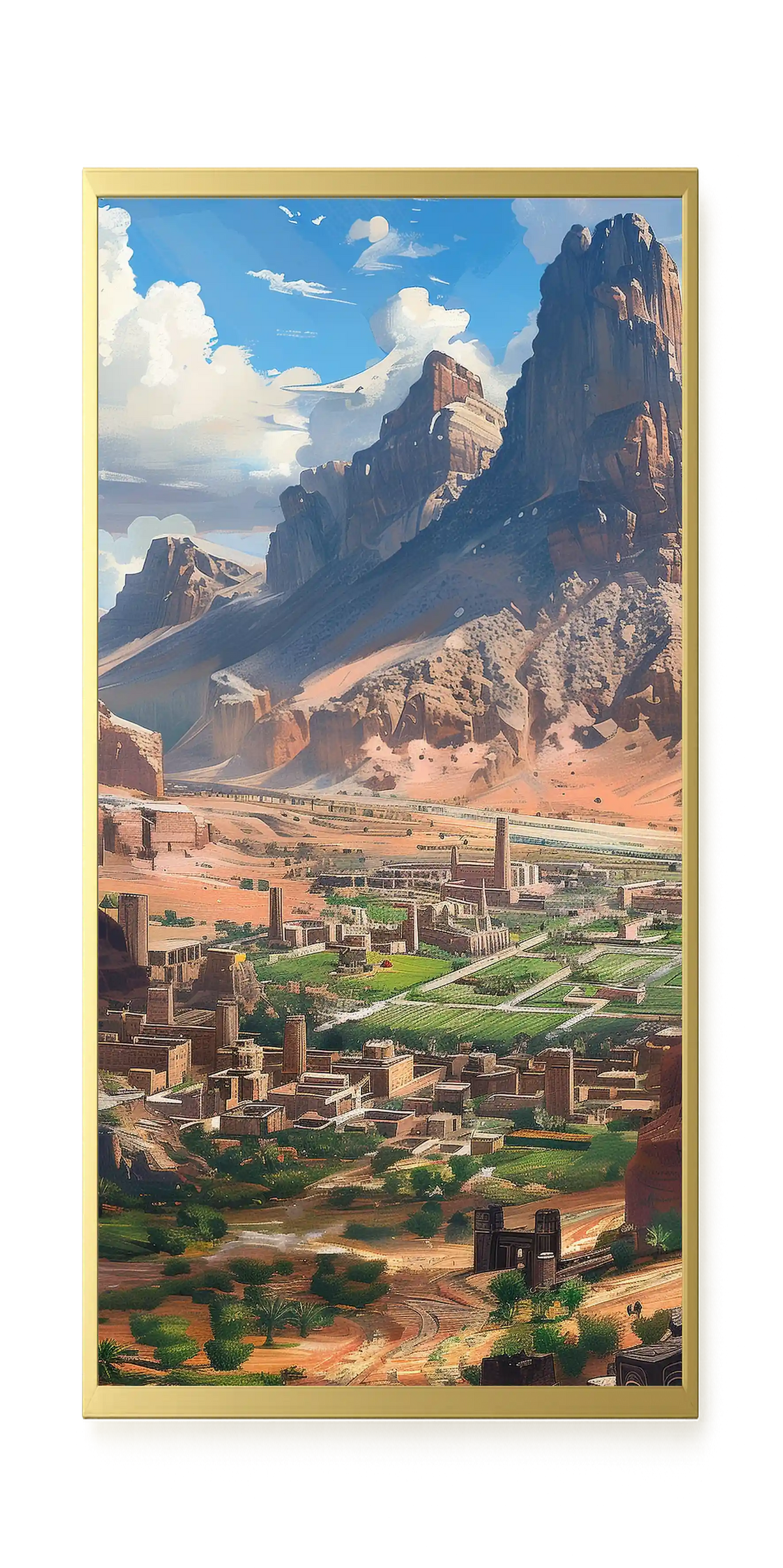 Urban Valley Canvas Print