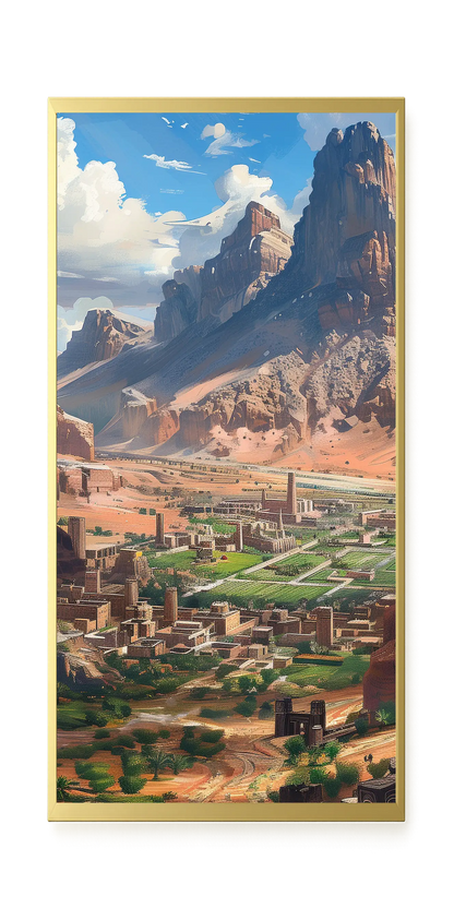 Urban Valley Canvas Print