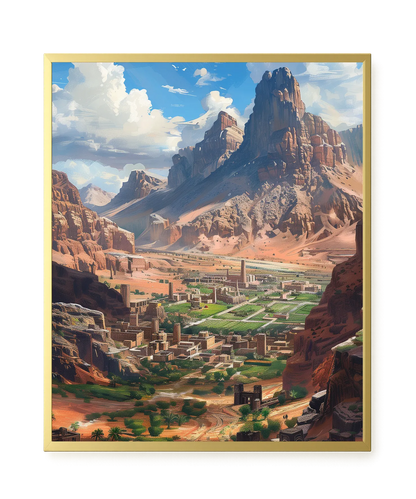 Urban Valley Canvas Print