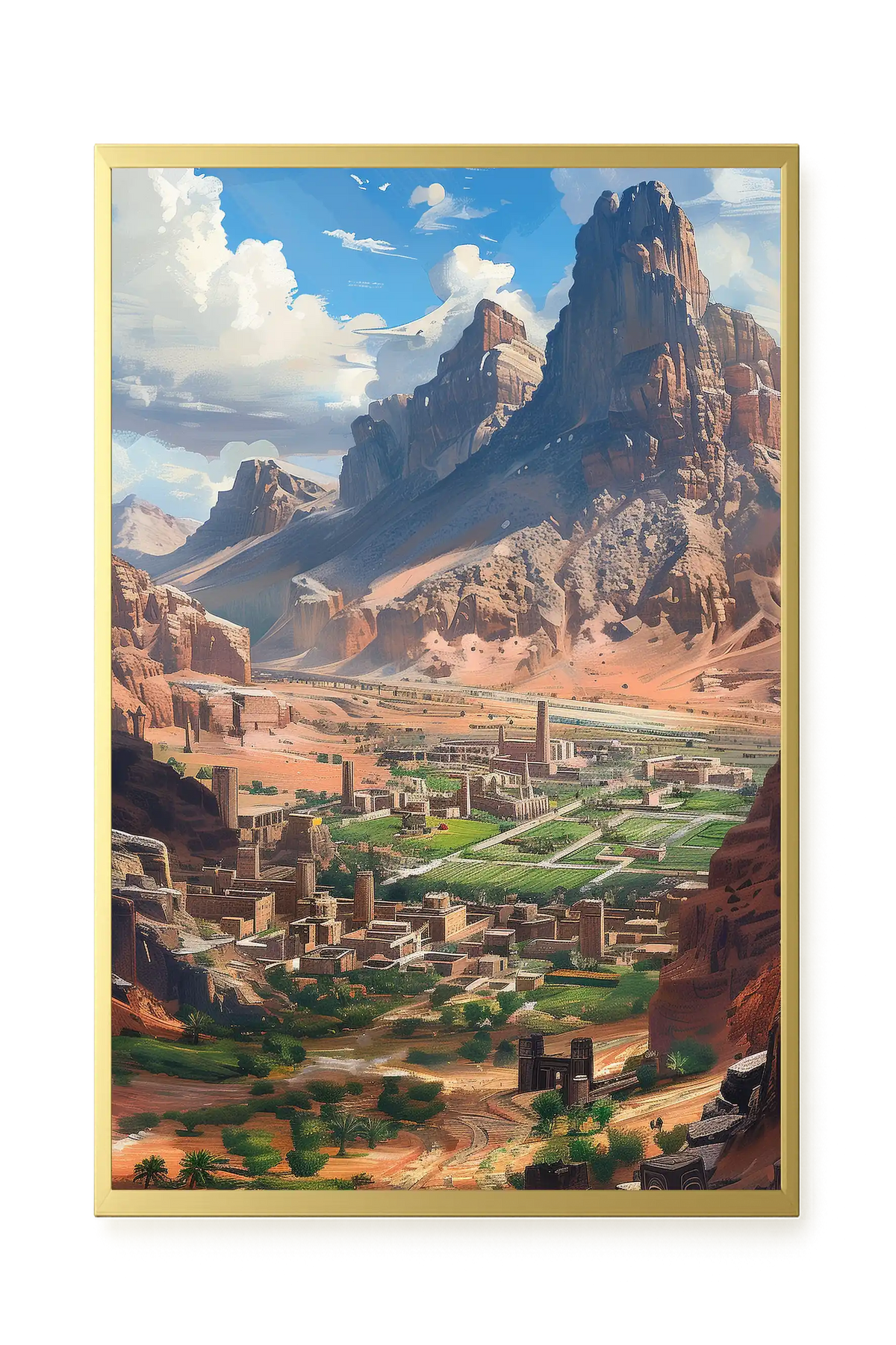 Urban Valley Canvas Print
