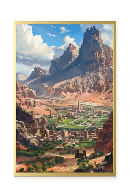Urban Valley Canvas Print