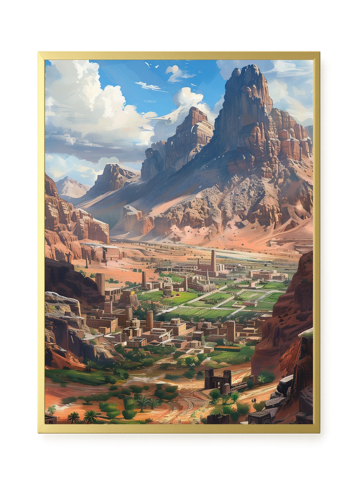 Urban Valley Canvas Print