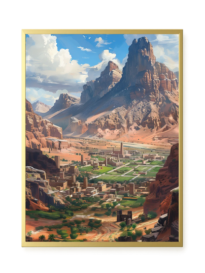 Urban Valley Canvas Print