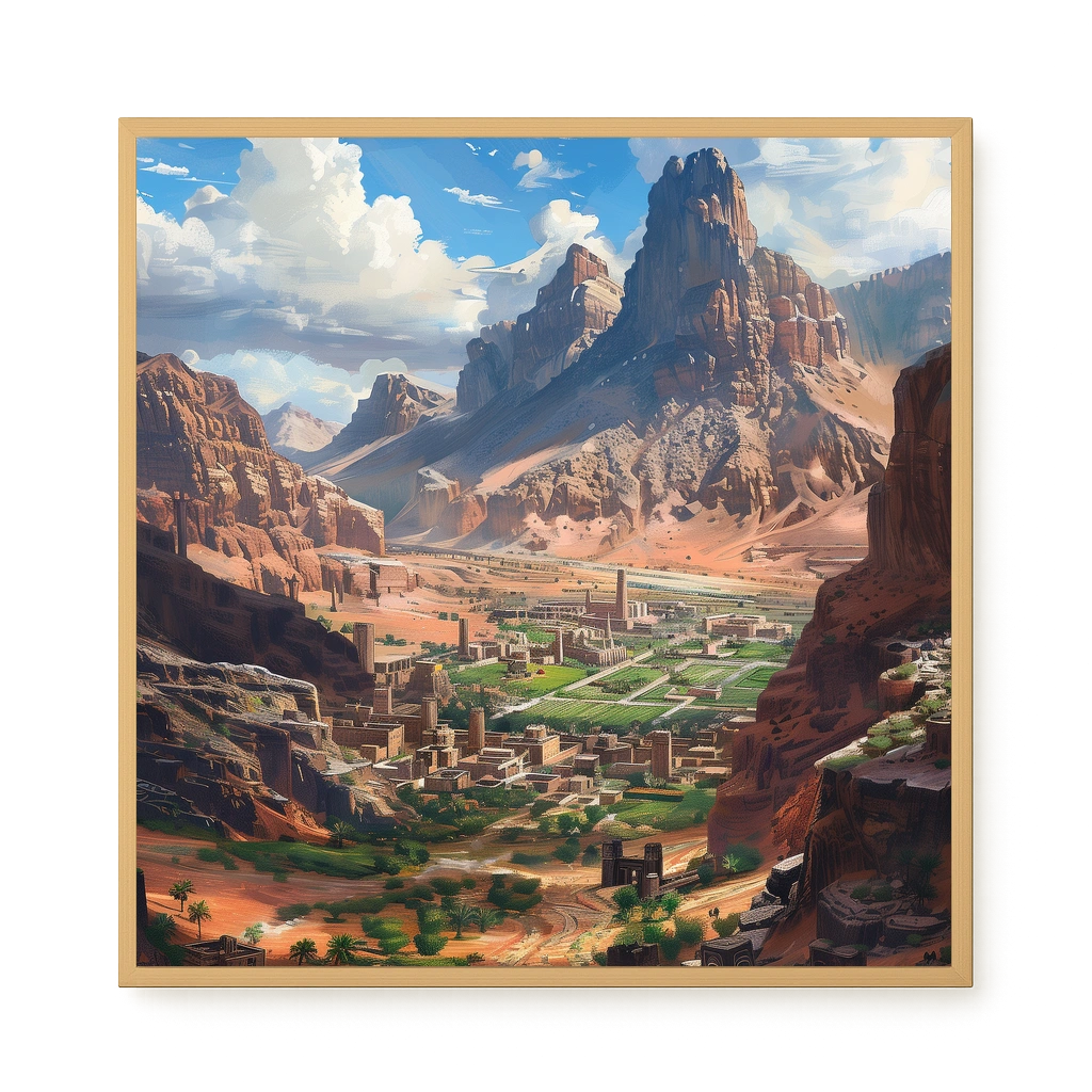 Urban Valley Canvas Print