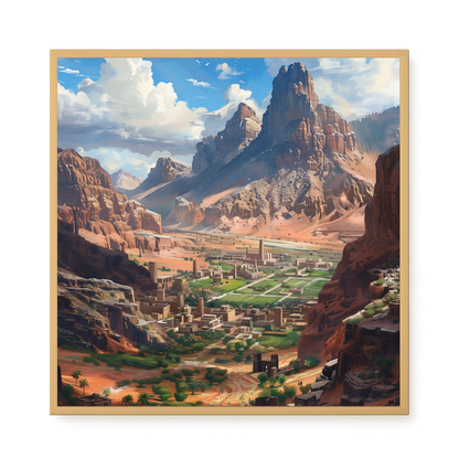 Urban Valley Canvas Print