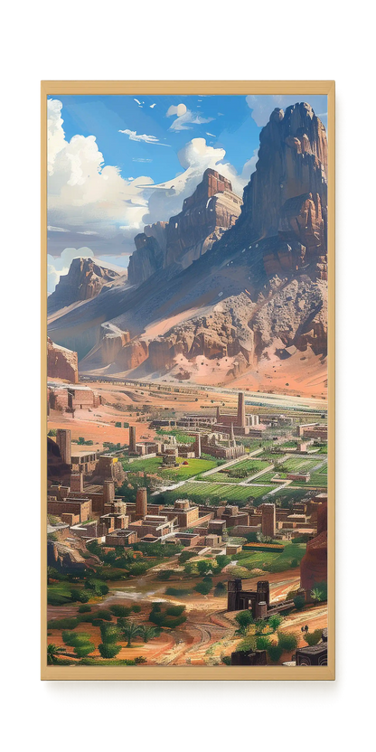 Urban Valley Canvas Print
