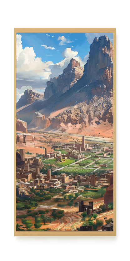 Urban Valley Canvas Print