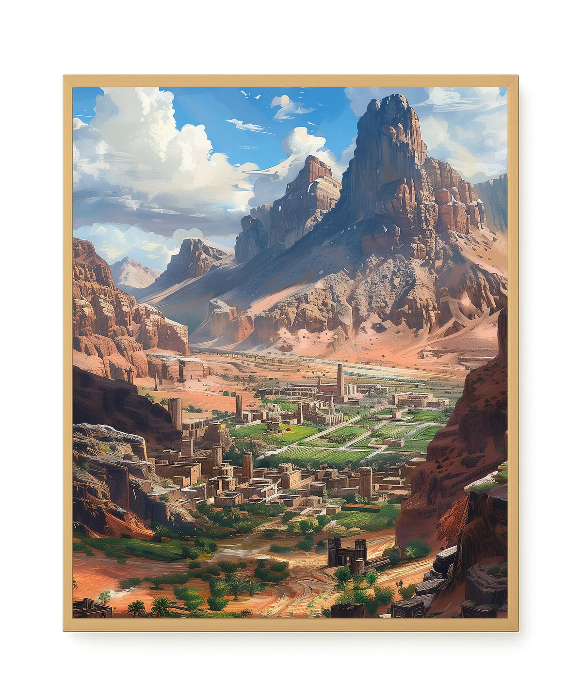 Urban Valley Canvas Print
