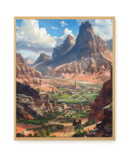 Urban Valley Canvas Print