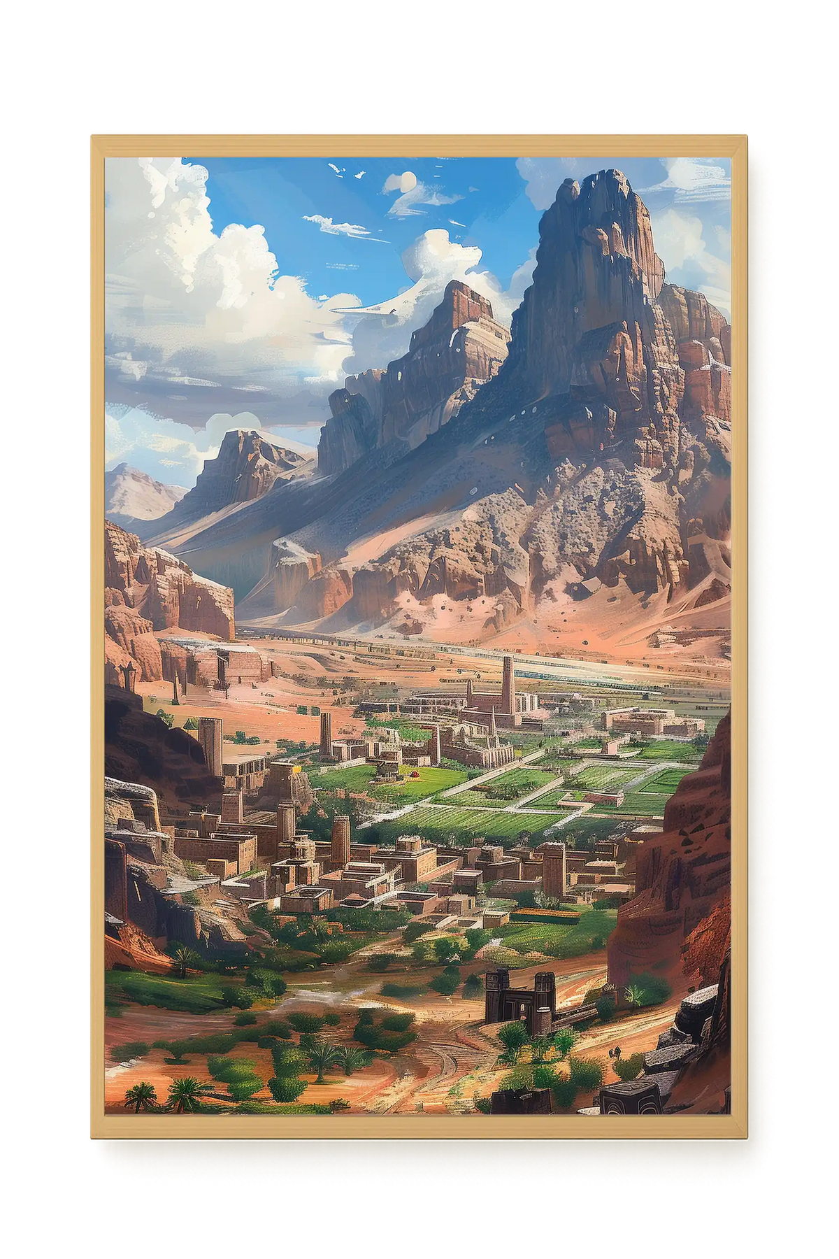 Urban Valley Canvas Print