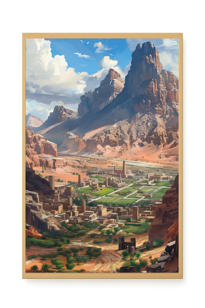 Urban Valley Canvas Print