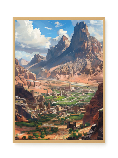 Urban Valley Canvas Print