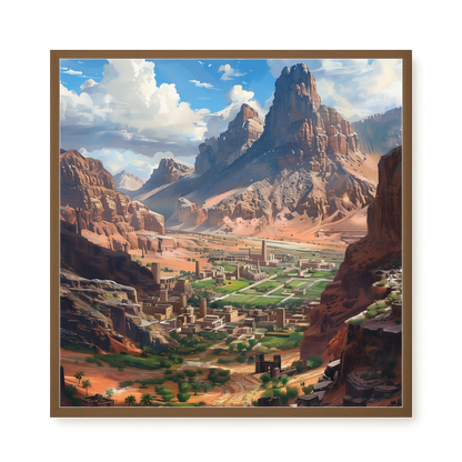 Urban Valley Canvas Print