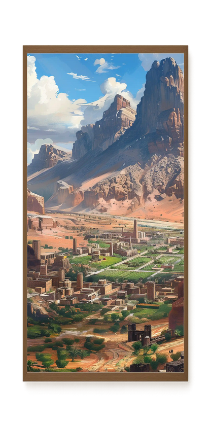 Urban Valley Canvas Print