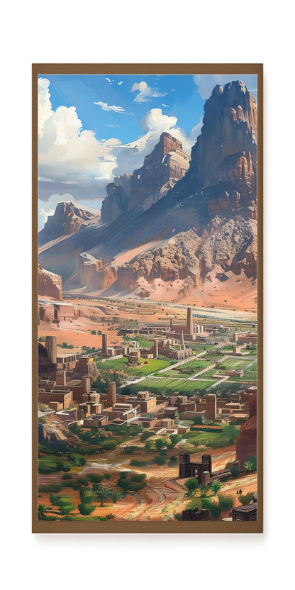 Urban Valley Canvas Print