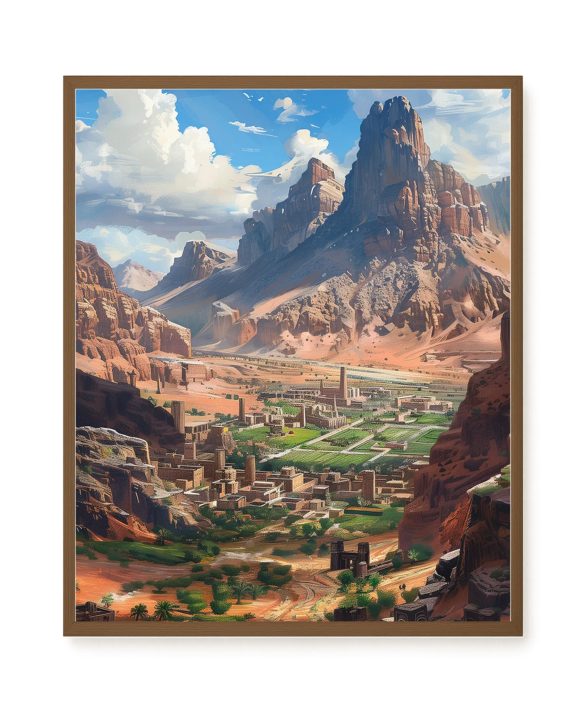 Urban Valley Canvas Print