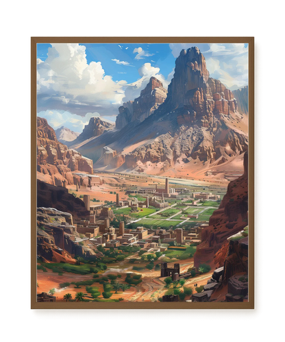 Urban Valley Canvas Print