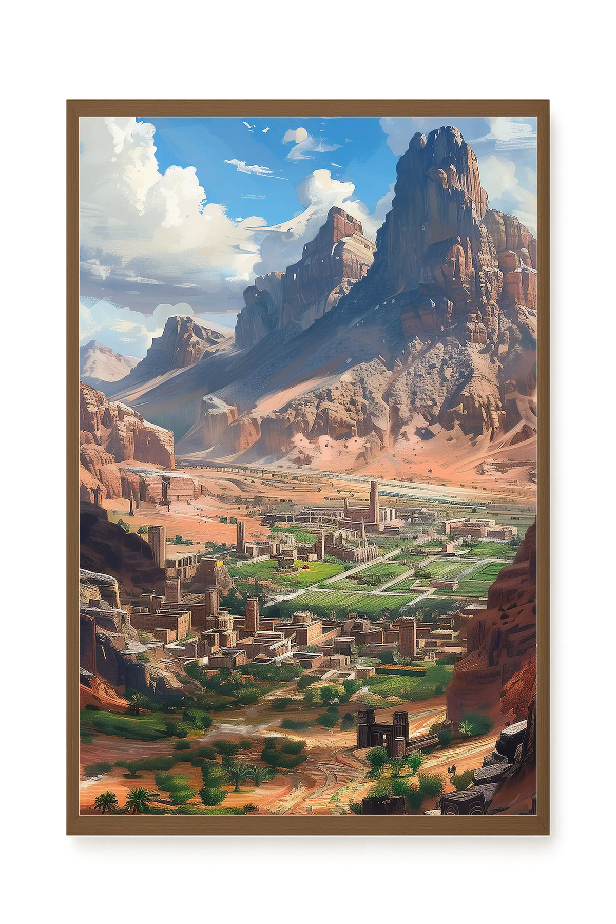 Urban Valley Canvas Print