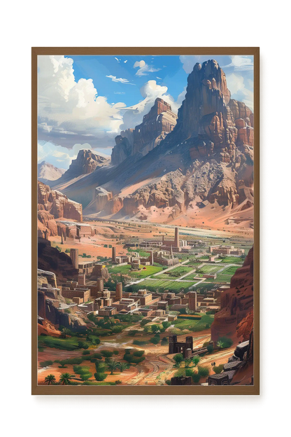 Urban Valley Canvas Print