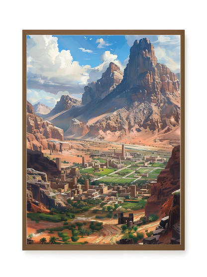 Urban Valley Canvas Print