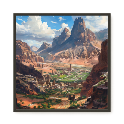 Urban Valley Canvas Print