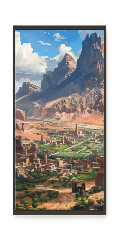 Urban Valley Canvas Print