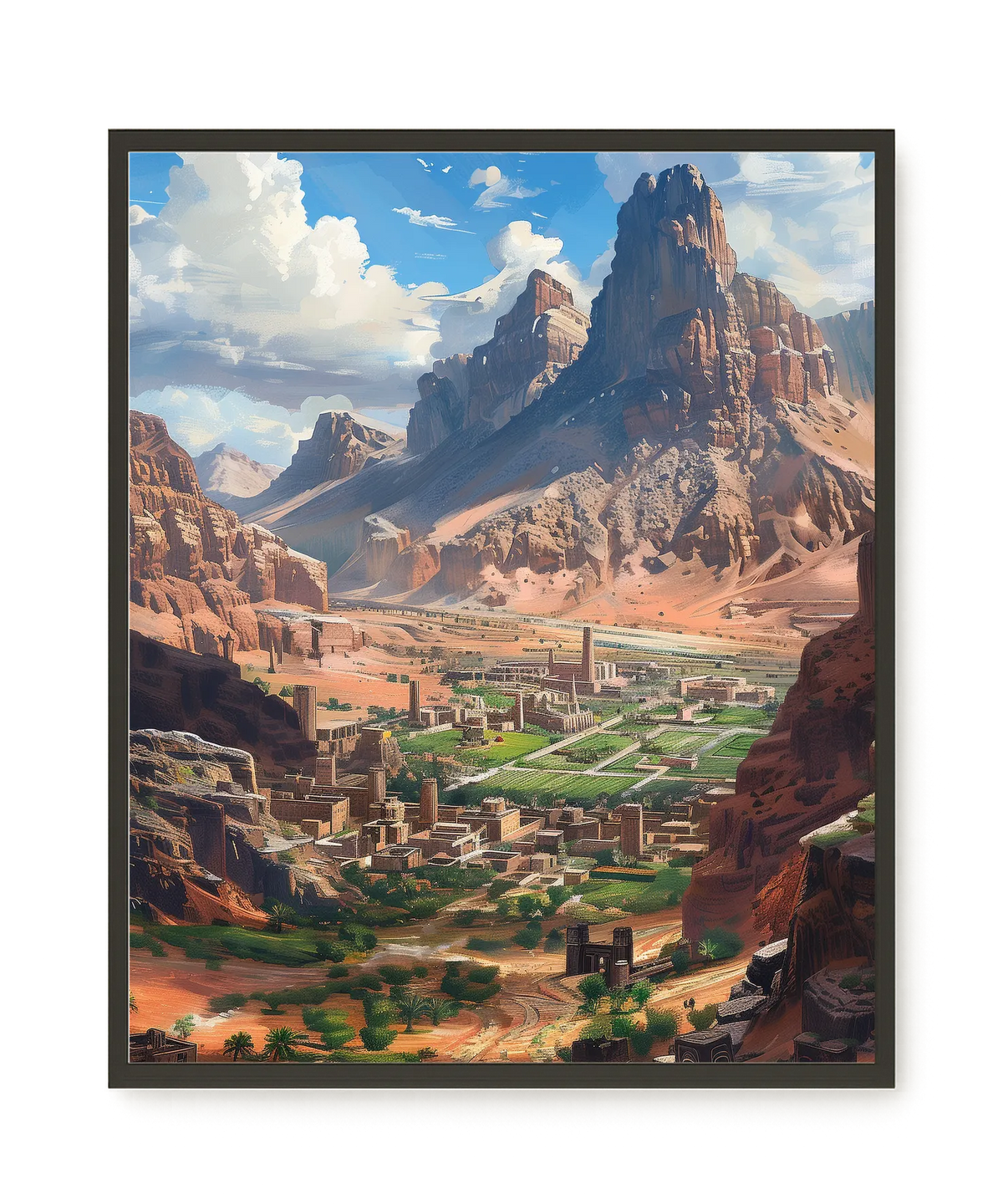 Urban Valley Canvas Print