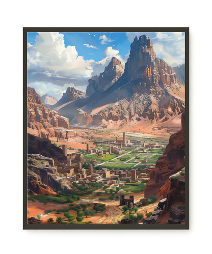 Urban Valley Canvas Print