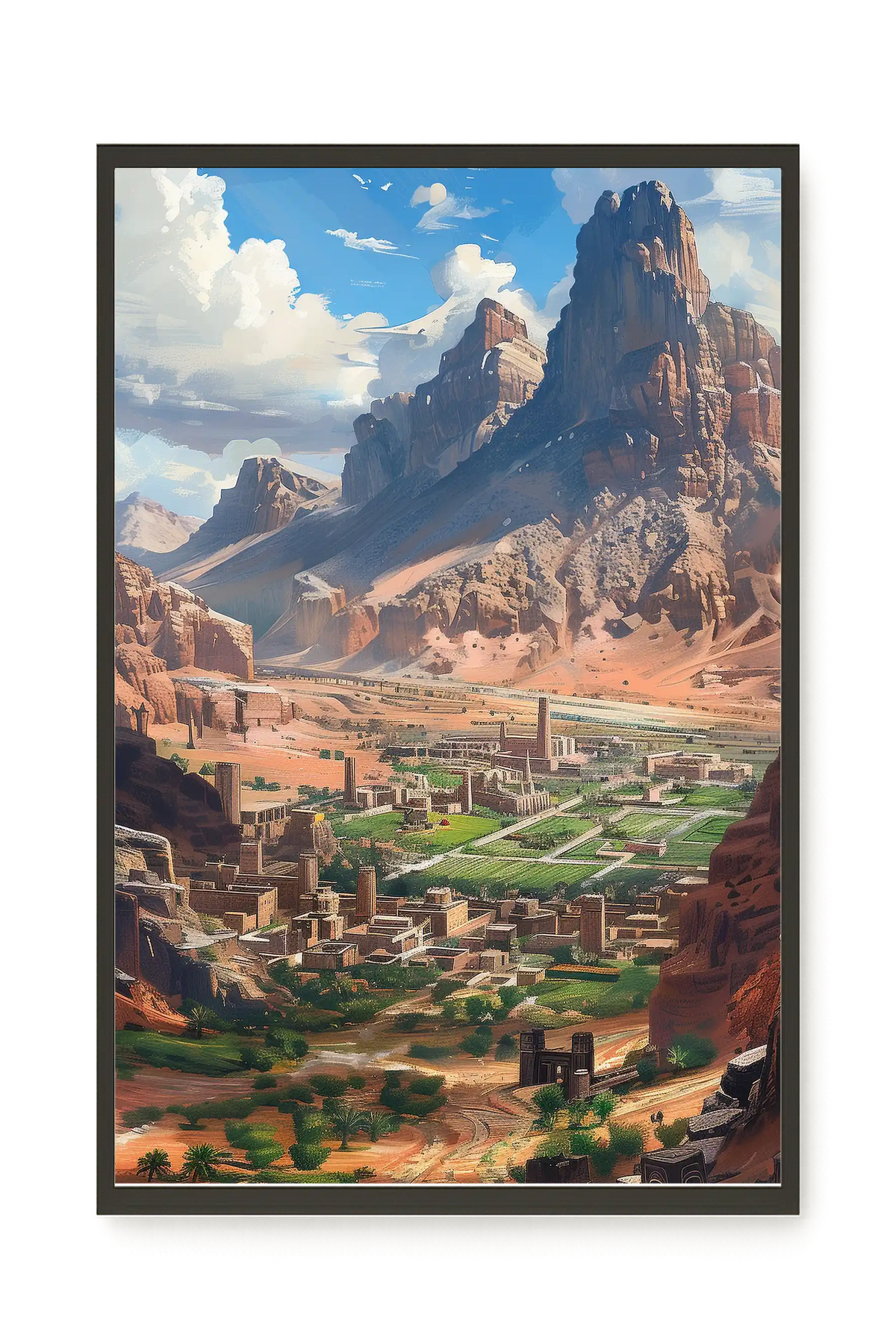Urban Valley Canvas Print