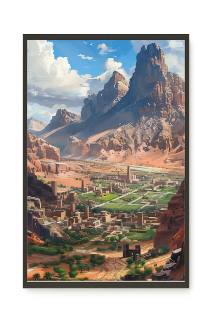 Urban Valley Canvas Print
