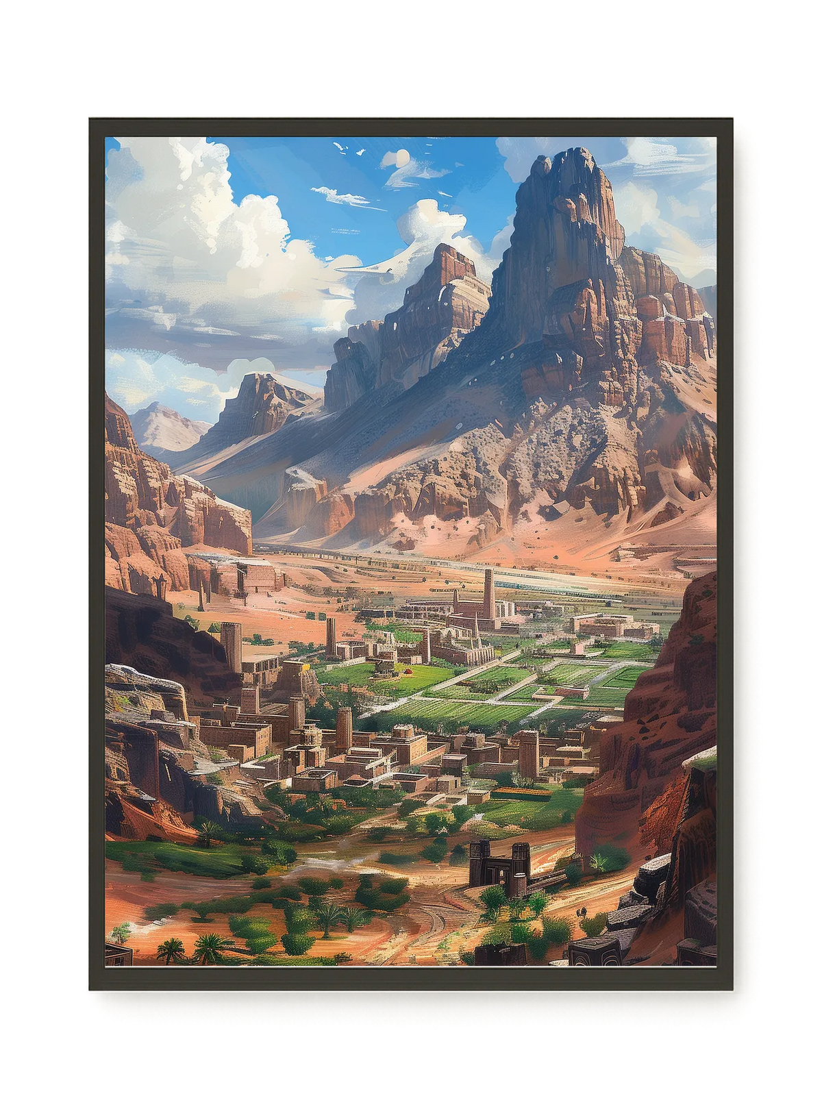 Urban Valley Canvas Print