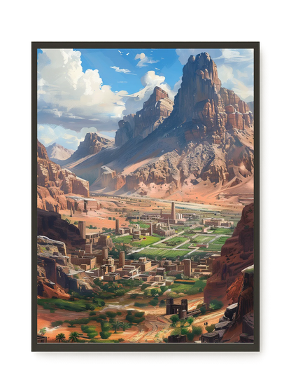 Urban Valley Canvas Print