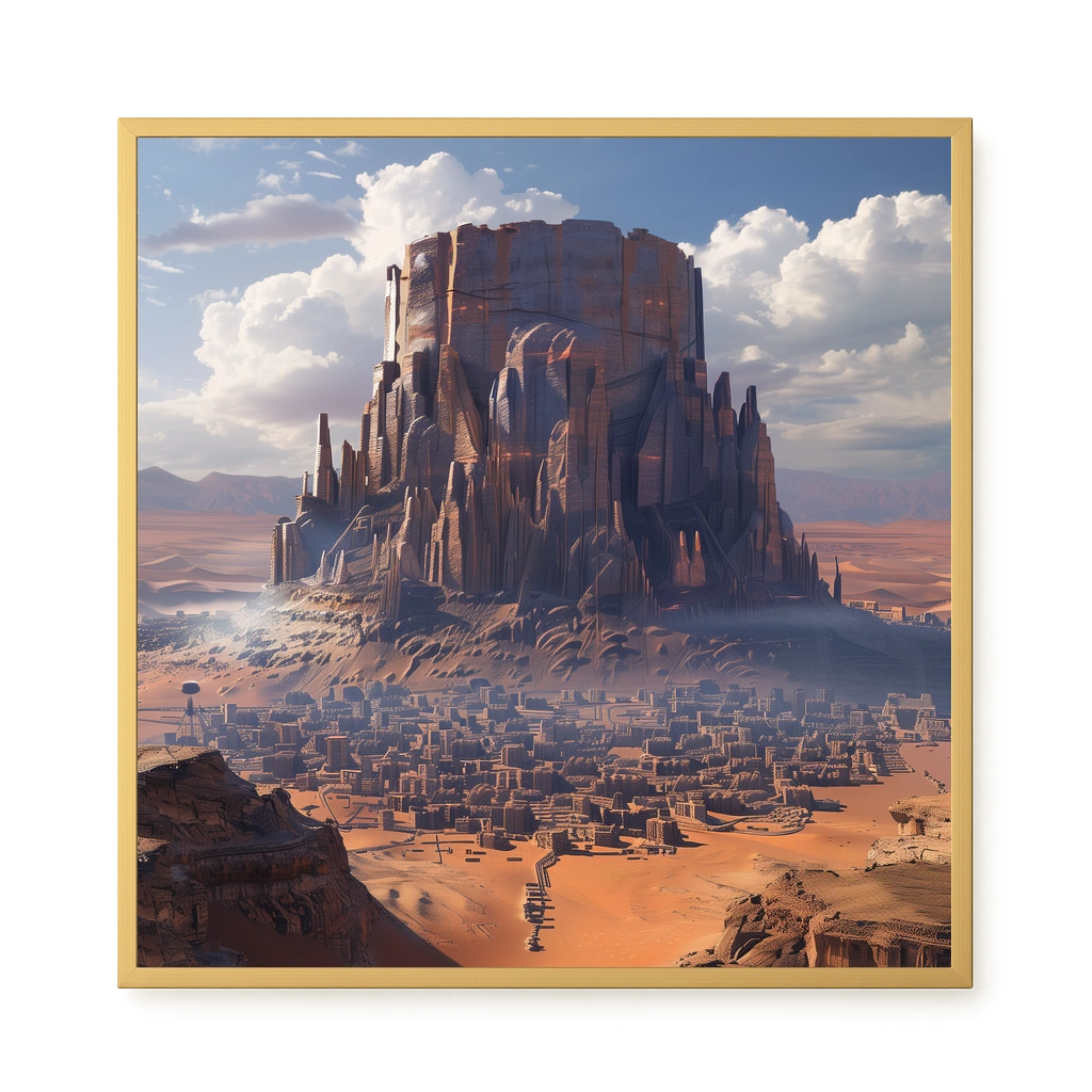 Central Mountain Canvas Wall Art