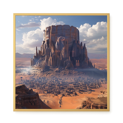Central Mountain Canvas Wall Art