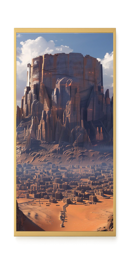 Central Mountain Canvas Wall Art