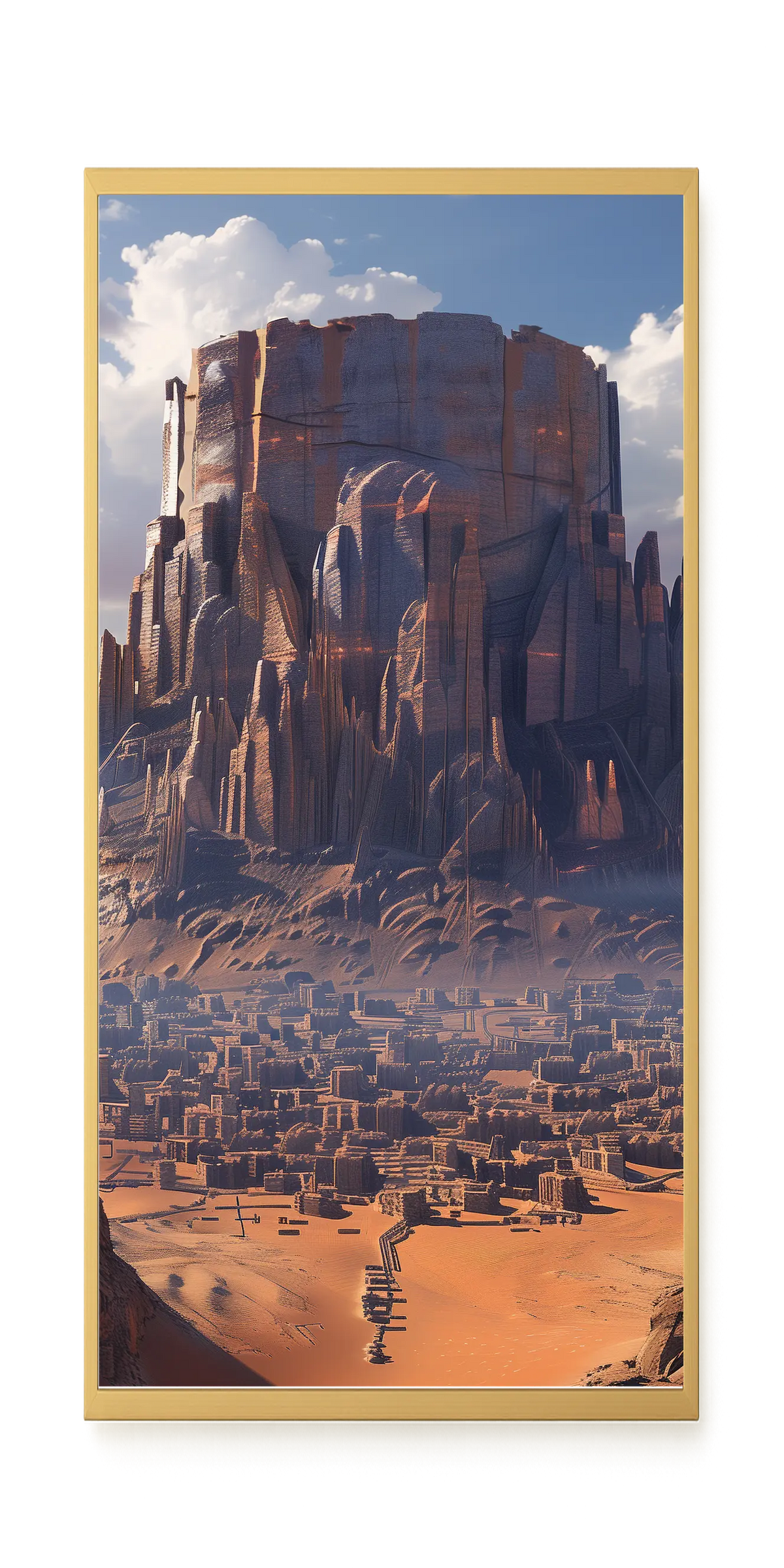 Central Mountain Canvas Wall Art