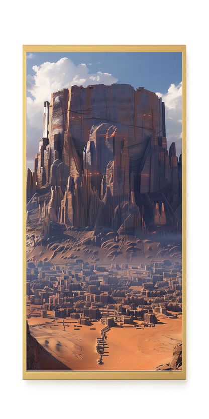Central Mountain Canvas Wall Art