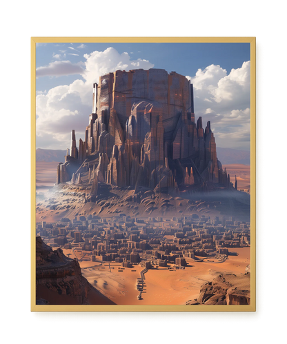 Central Mountain Canvas Wall Art