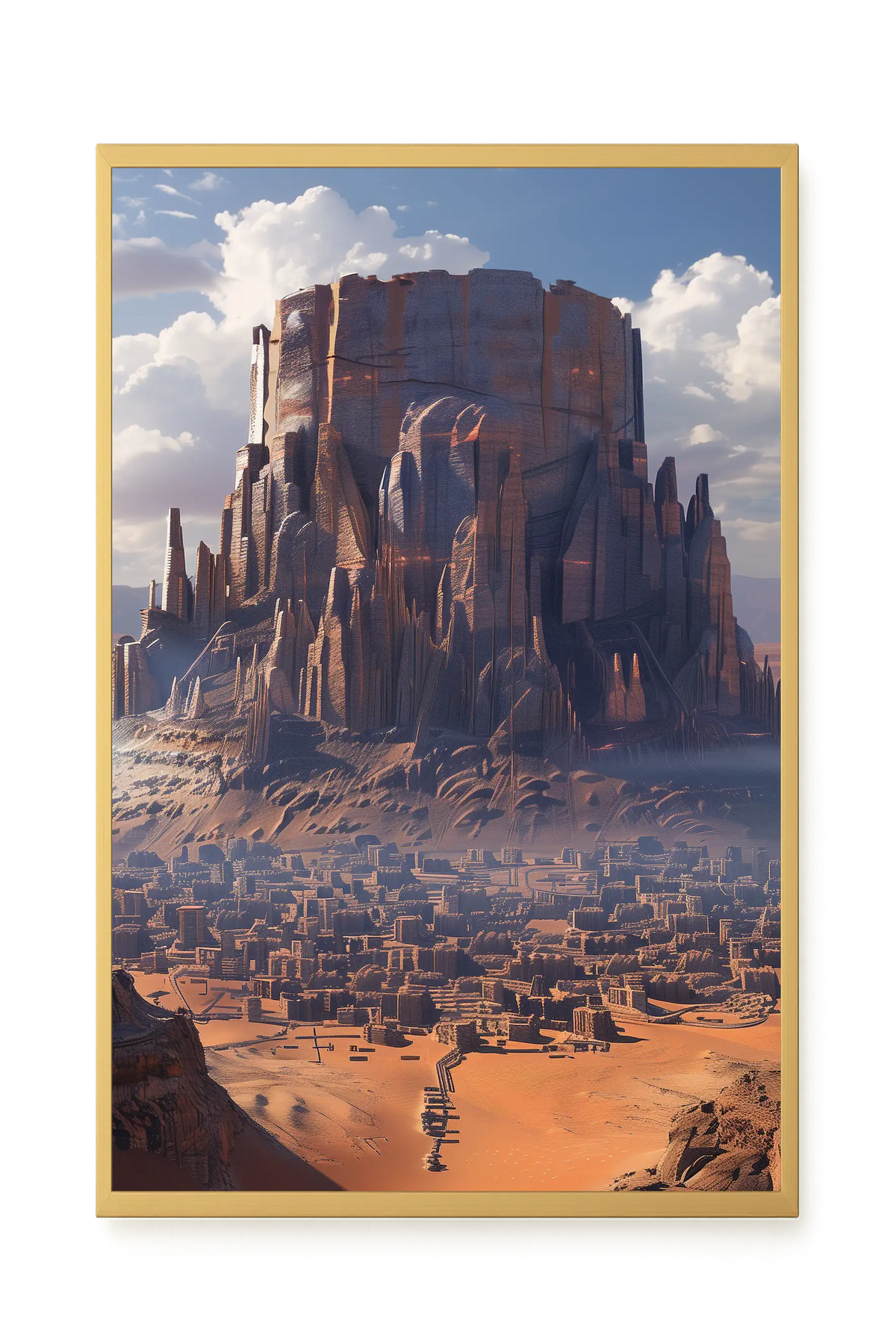 Central Mountain Canvas Wall Art
