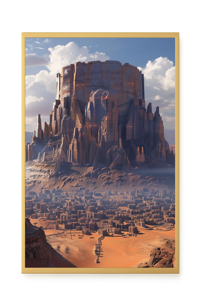 Central Mountain Canvas Wall Art