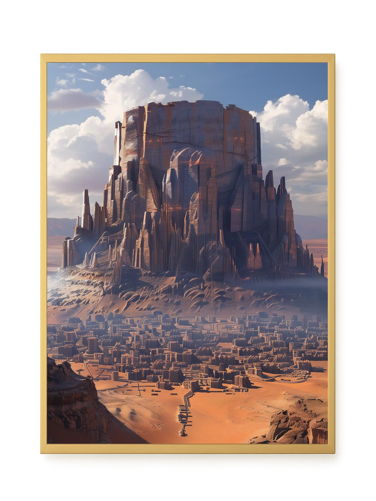 Central Mountain Canvas Wall Art