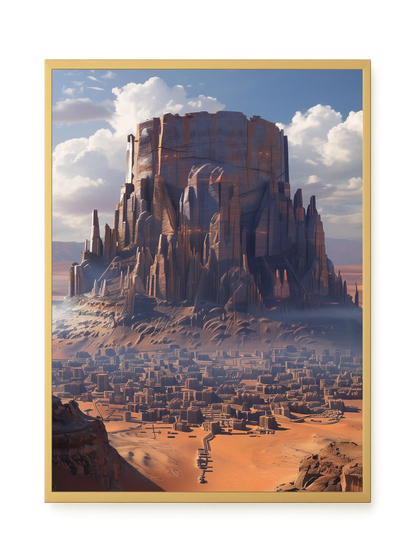 Central Mountain Canvas Wall Art
