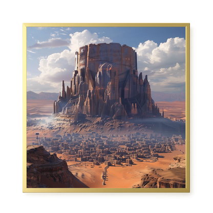 Central Mountain Canvas Wall Art